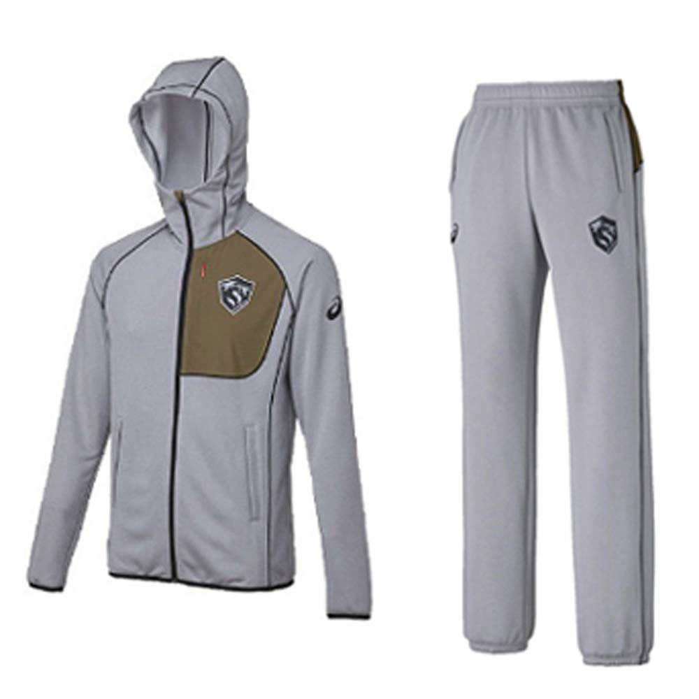 Amazon | 【アシックス】 サッカー スウェットパーカ パンツ 上下